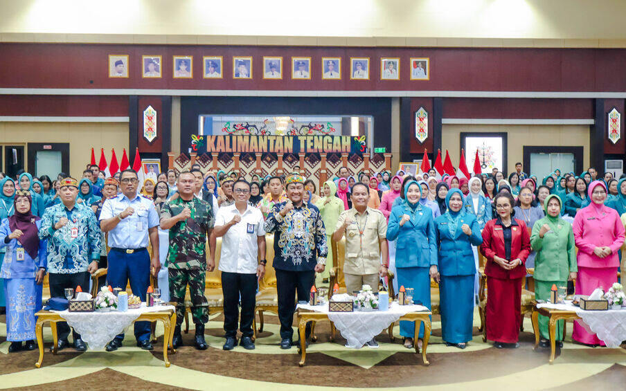 Gubernur Kalteng Agustiar Sabran Buka Rapat Kerja Daerah dan Refreshing Kader PKK Prov. Kalteng