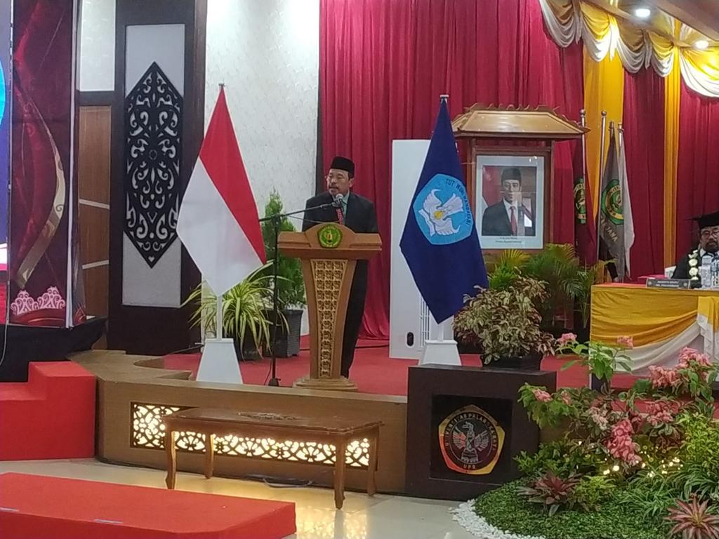 Sekda Nuryakin Hadiri Sidang Terbuka Senat UPR dengan Agenda Wisuda Program Pascasarjana dan Sarjana Periode Bulan Desember 2023