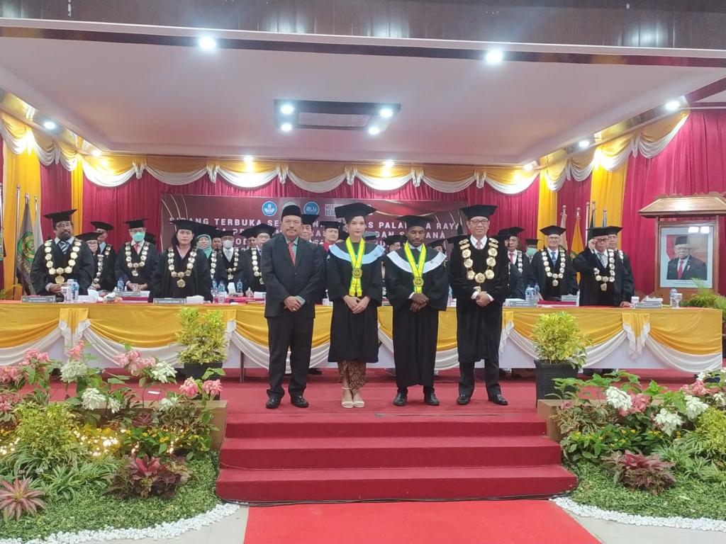 Sekda Nuryakin Hadiri Sidang Terbuka Senat UPR dengan Agenda Wisuda Program Pascasarjana dan Sarjana Periode Bulan Desember 2023