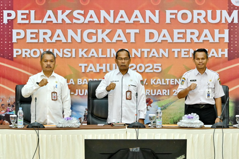 BAPPERIDA Prov. Kalteng Gelar Forum Gabungan Perangkat Daerah