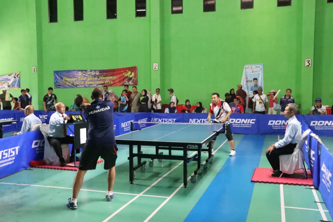 Hari Keempat PORNAS KORPRI XVI 2023, Kontingen Kalteng Masih Bertanding di Cabor Bulu Tangkis, Tenis Meja dan Balap Sepeda