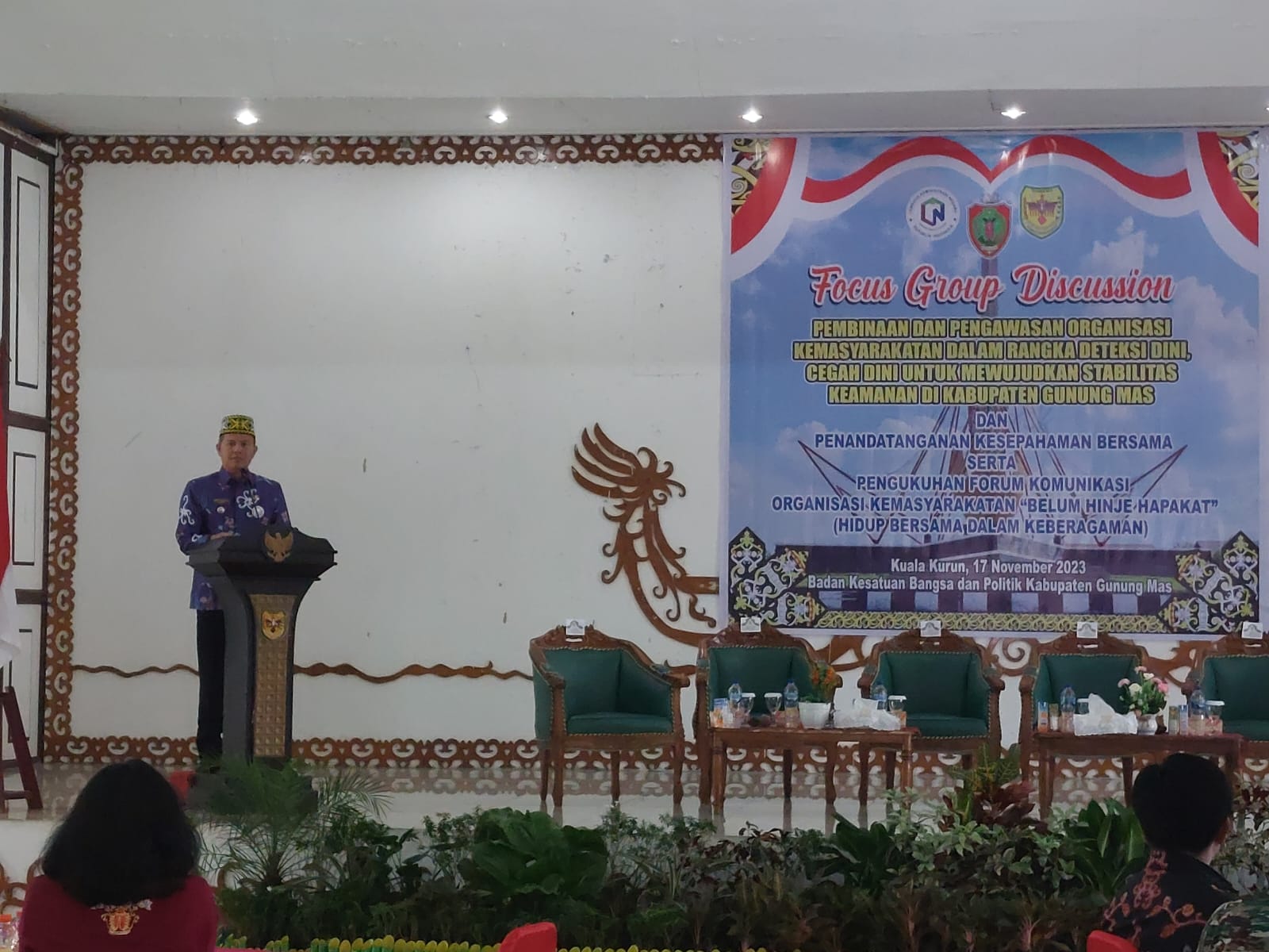 Badan Kesbangpol Hadiri Focus Group Discussion