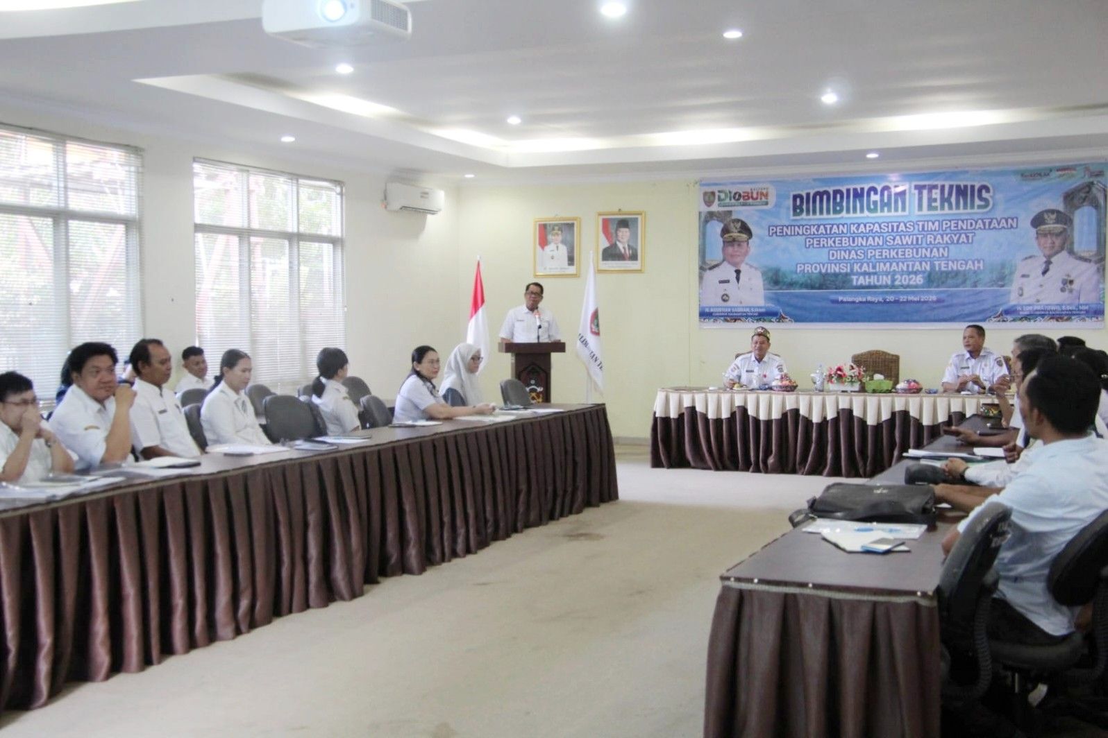 Bimtek Pendataan Perkebunan Sawit Rakyat 2026 Digelar Dinas Perkebunan Kalteng