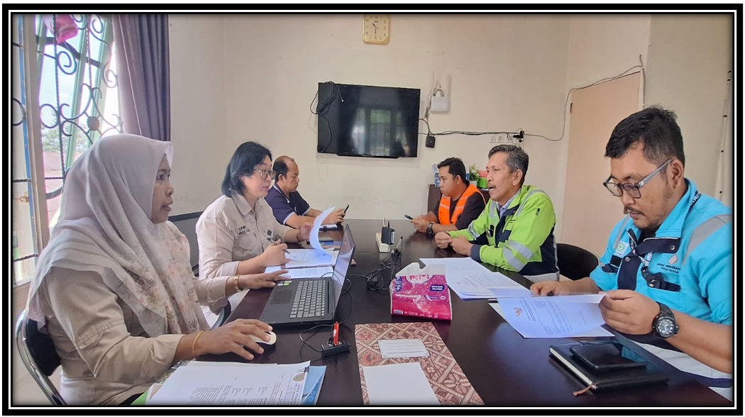 DPMPTSP Prov. Kalteng Bersama DPMPTSP Kabupaten Gunung Mas Laksanakan Kegiatan Pengawasan