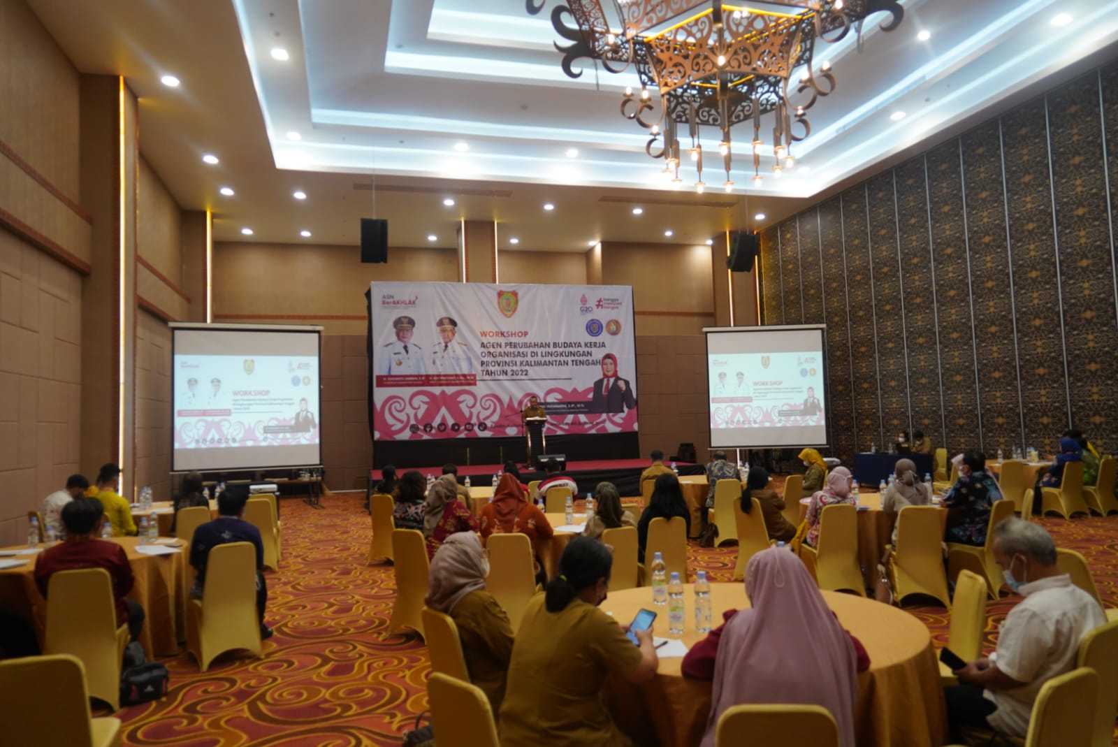 Asisten Administrasi Umum Buka Workshop Agen Perubahan Budaya Kerja Organisasi Di Lingkungan Pemprov. Kalteng