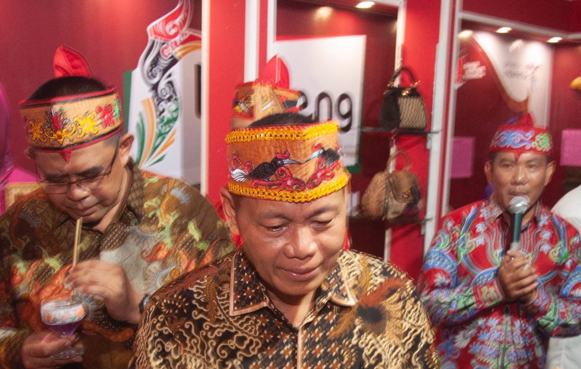 Stand Disbudpar Prov. Kalteng Menarik Minat Ratusan Pengunjung Tiap Harinya