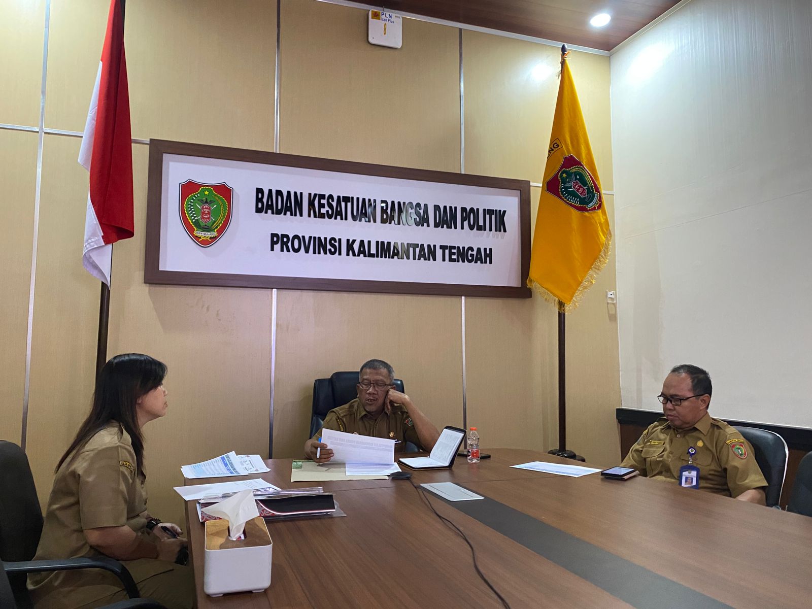 Badan Kesbangpol Prov. Kalteng Laksanakan Rapat Kewaspadaan Dini Daerah
