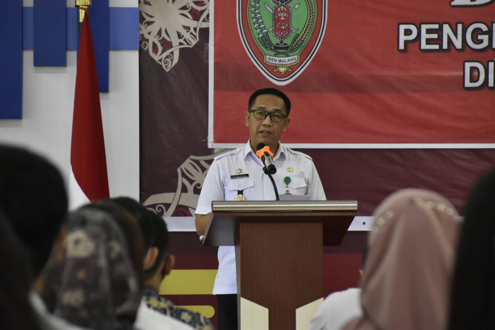 Kadiskominfosantik Prov. Kalteng Agus Siswadi Buka Bimtek Pengelolaan Pengaduan SP4N-LAPOR!
