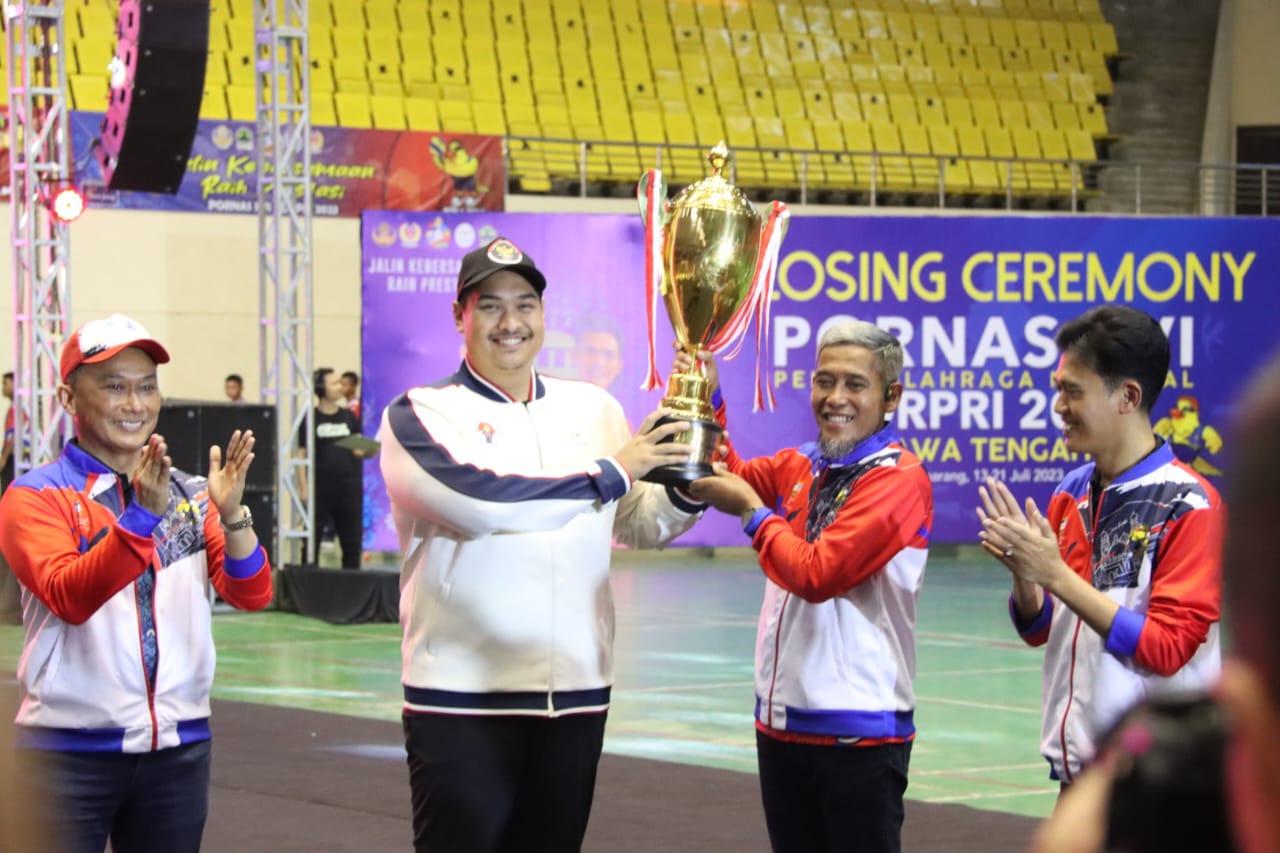 Sahli Suhaemi Hadiri Closing Ceremony PORNAS KORPRI XVI 2023