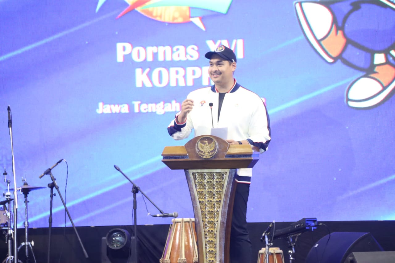 Sahli Suhaemi Hadiri Closing Ceremony PORNAS KORPRI XVI 2023