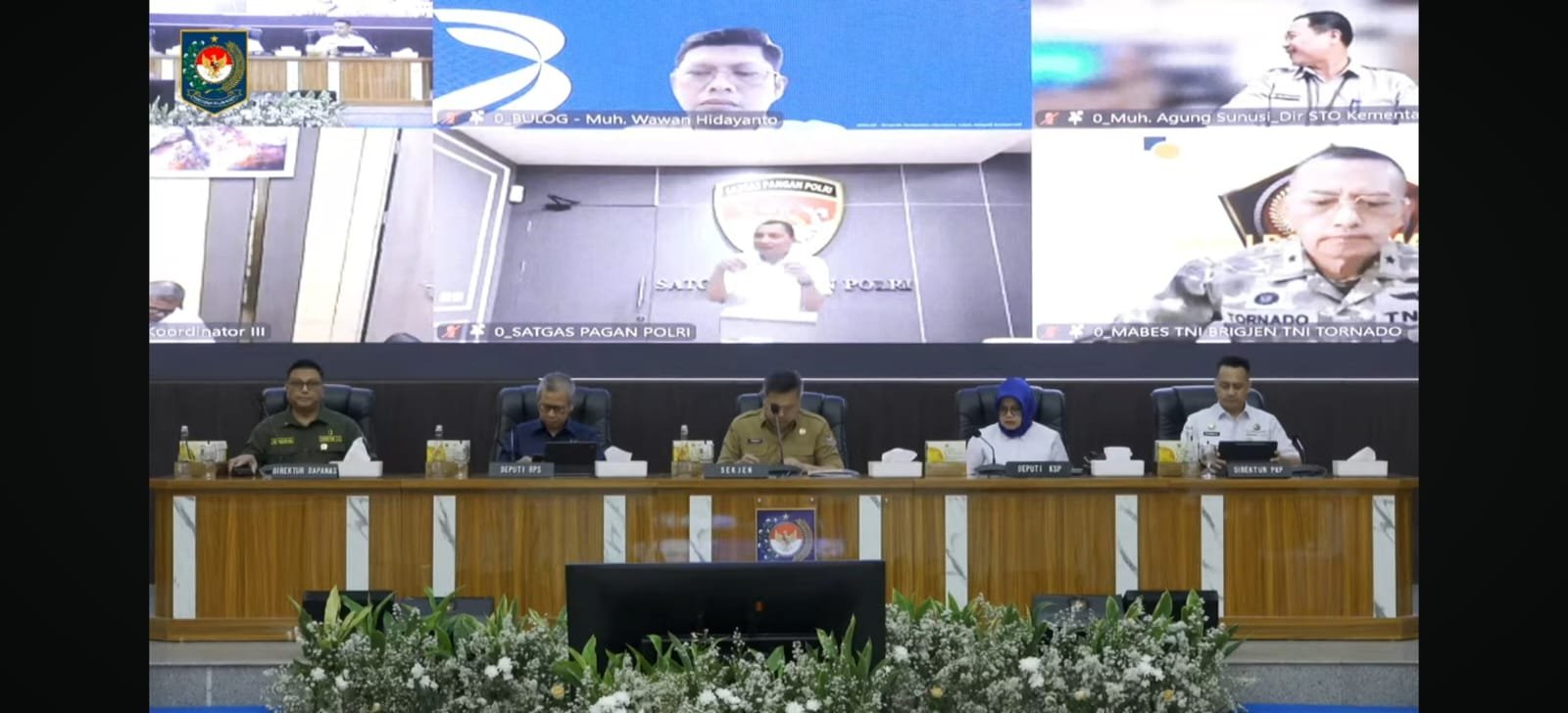 Asisten II Setda Kalteng Anang Dirjo Hadiri Rakor Pengendalian Inflasi 2026