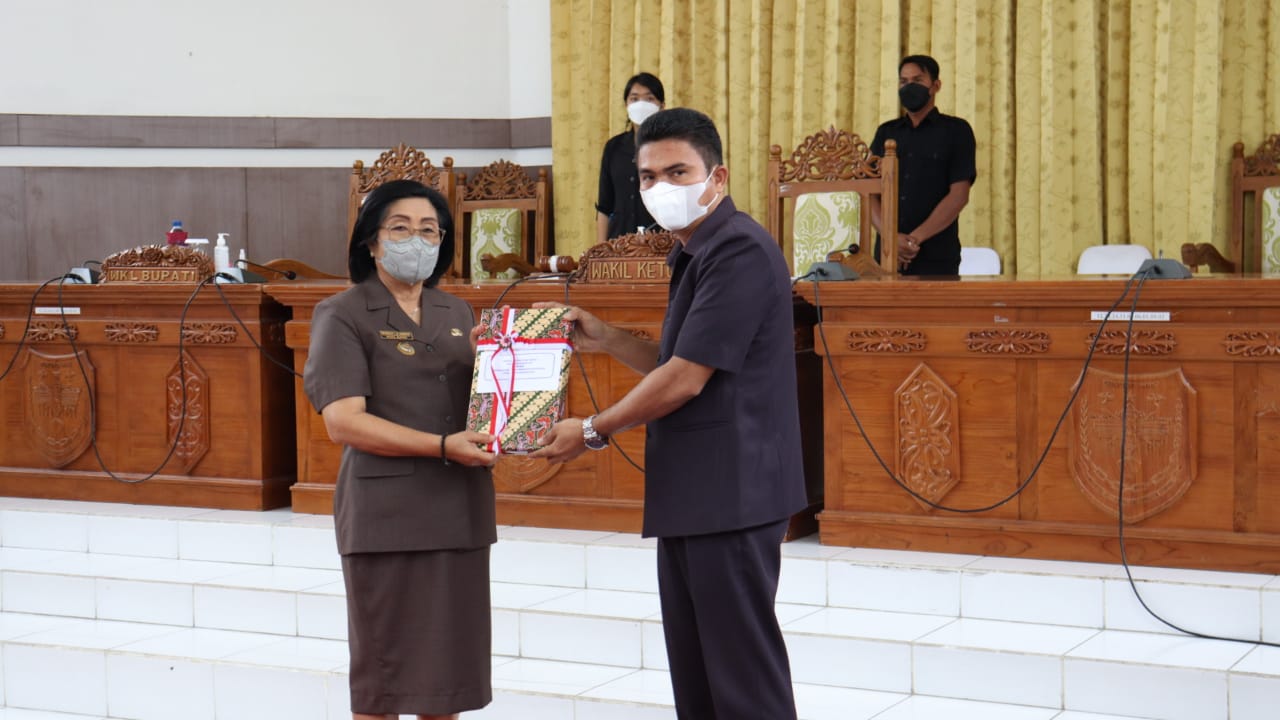 Wakil Bupati Gumas Hadiri Rapat Peripurna Ke – 1 Masa Persidangan I Tahun 2022