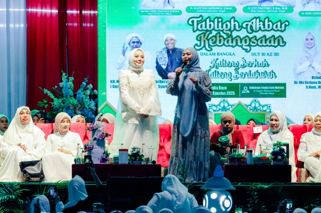 Ribuan Jamaah Memadati Rumah Jabatan Gubernur Kalteng Hadiri Tabligh Akbar Kebangsaan