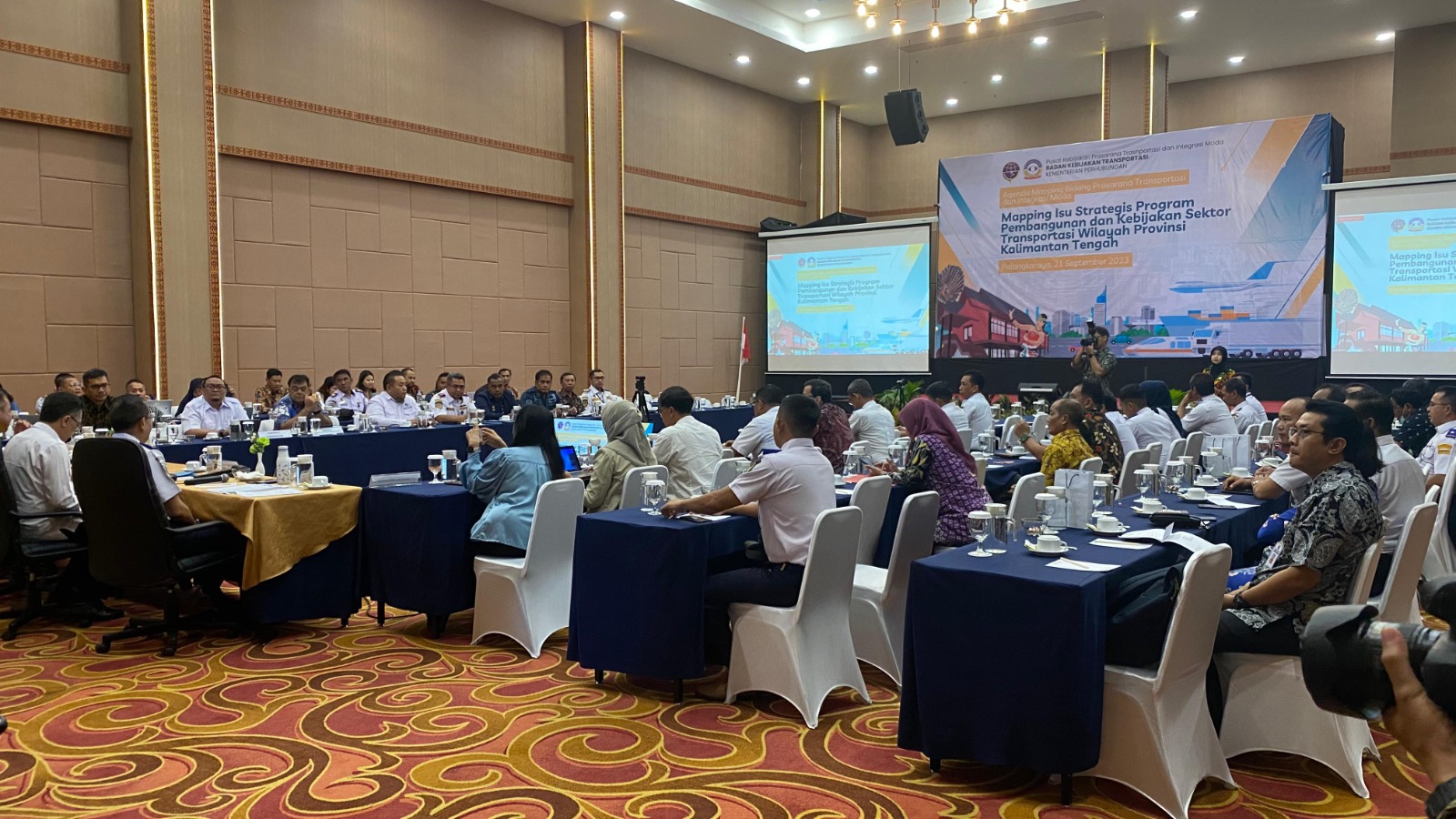 Kadishub Prov. Kalteng Hadiri Rakor Mapping Isu Strategis Prasarana Transportasi dan Integritas Moda