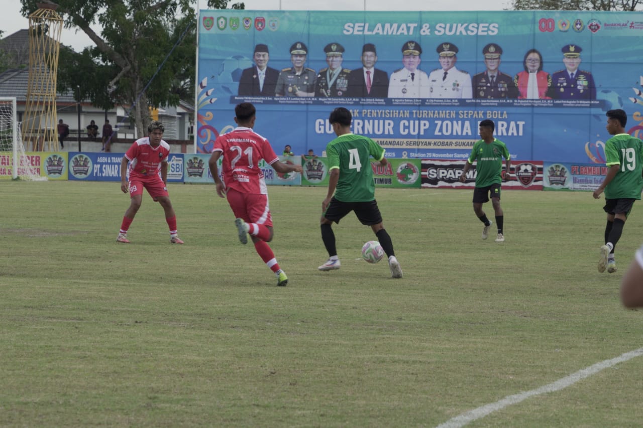 Gubernur Kalteng Agustiar Sabran Buka Babak Penyisihan Turnamen Sepak Bola Gubernur Cup Zona Barat Tahun 2025