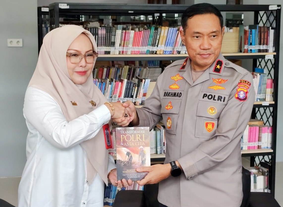 Kadispursip Kalteng Terima Kunjungan Wakapolda Kalteng