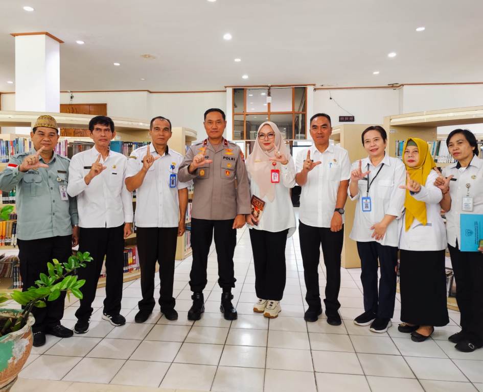 Kadispursip Kalteng Terima Kunjungan Wakapolda Kalteng