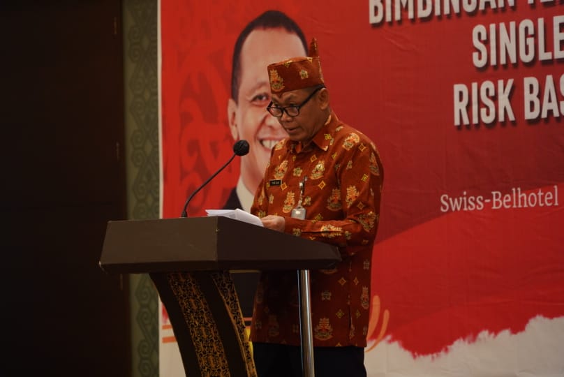 Sosialisasi Pengawasan Perizinan Berusaha Berbasis Risiko Dan Bimtek Implementasi Pada Forum PTSP