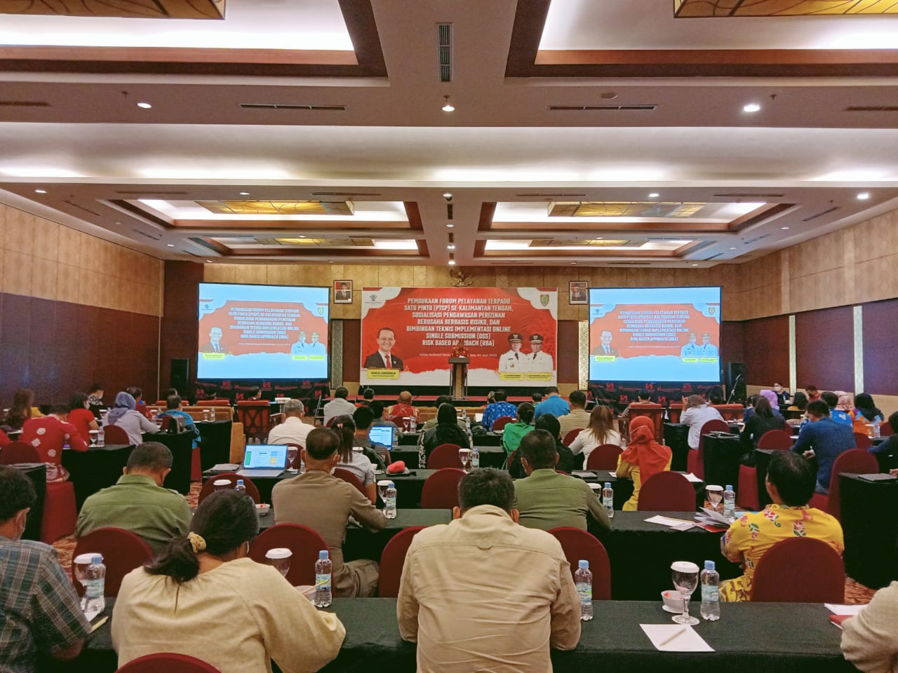 Sosialisasi Pengawasan Perizinan Berusaha Berbasis Risiko Dan Bimtek Implementasi Pada Forum PTSP