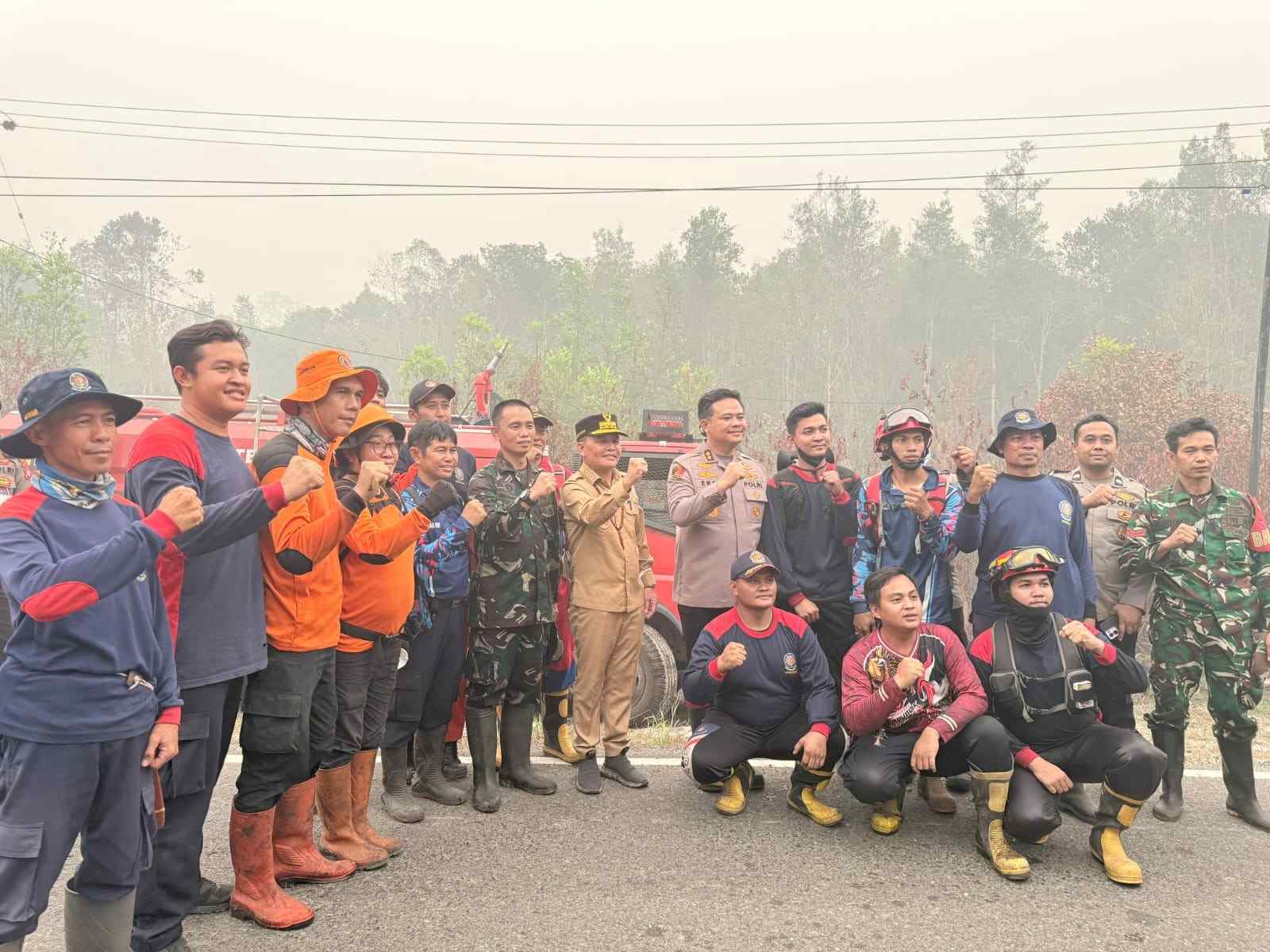 Gubernur Agustiar Sabran Pantau Langsung Penanganan Karhutla di Barito Selatan