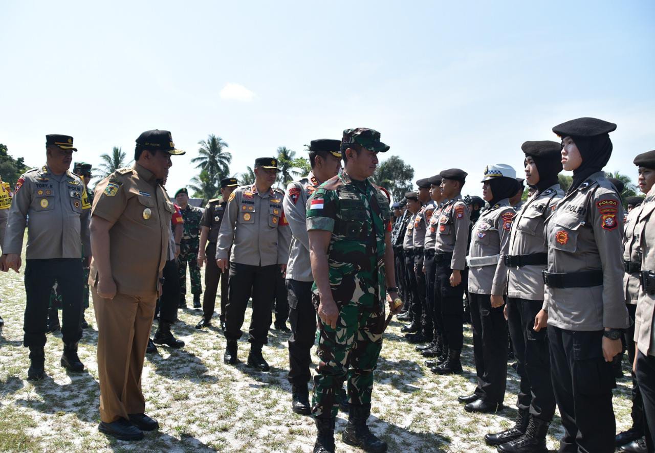 Wagub Edy Pratowo Hadiri Apel Gelar Pasukan Dalam Rangka Pengamanan Kunjungan Kerja Wakil Presiden RI