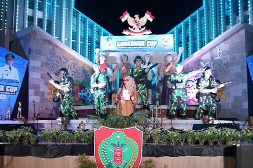 Antusias Masyarakat Pada Kegiatan Gubernur Cup Festival dan Lomba Seni Kalteng 2024
