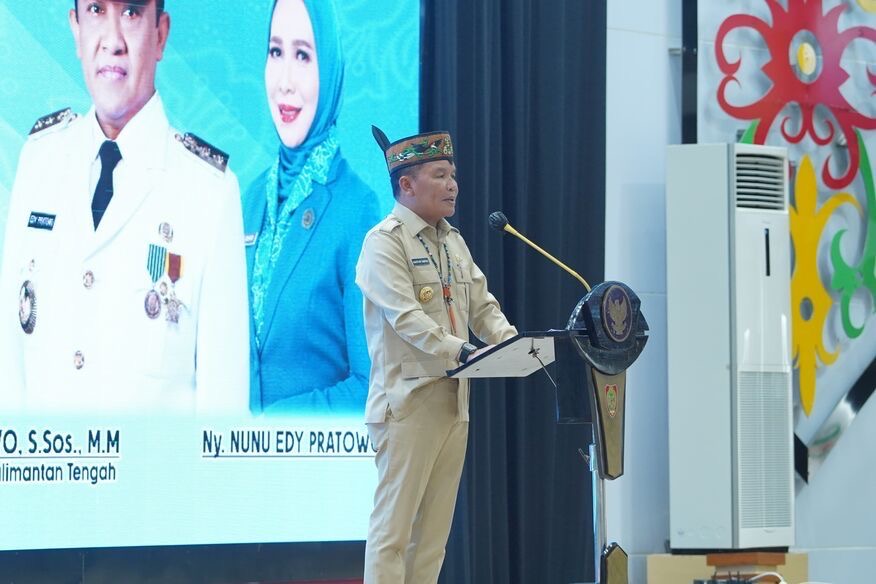Ketua TP-PKK Pusat Tri Tito Karnavian Disambut Langsung Oleh Ketua TP PKK Prov. Kalteng Aisyah Thisia Agustiar Sabran