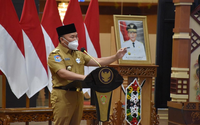 Gubernur Kalteng H. Sugianto Sabran Inginkan Pembangunan Shrimp Estate Secara Berkelanjutan