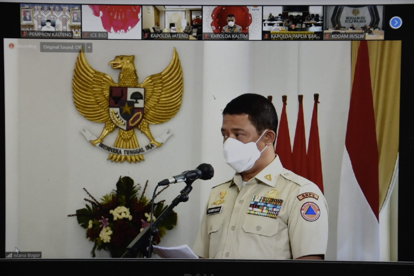 Wagub Kalteng Hadiri Rakornas Penanggulangan Bencana Tahun 2022