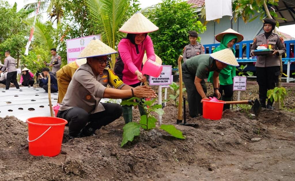Plh Asisten Pemkesra Maskur hadiri Launching Penguatan Program Pekarangan Pangan Lestari