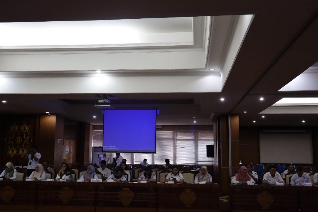 Inspektur Prov. Kalteng Saring Pimpin Rapat Tindak Lanjut Hasil SPI 2023 dan Pengelolaan Monitoring Center for Prevention