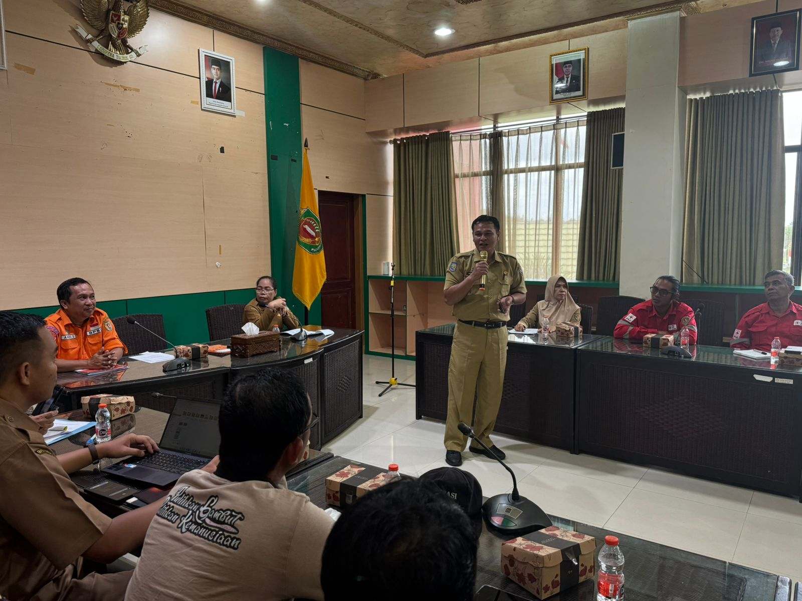 Perkuat Kesiapsiagaan, BPBD Kalteng Laksanakan Sosialisasi KIE Per Jenis Bencana