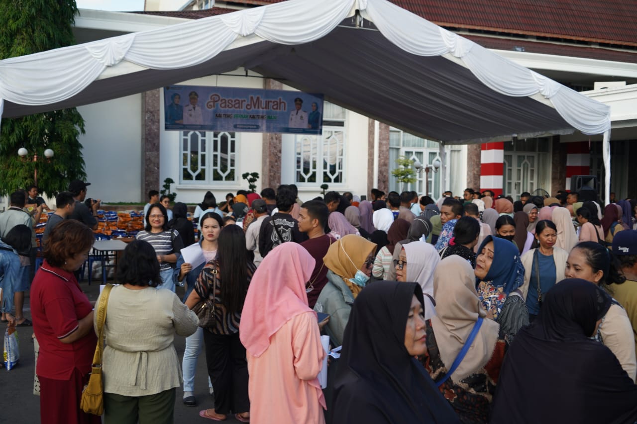 Memeriahkan Hari Jadi ke-68 Provinsi Kalteng, Pemprov Kalteng Gelar Pasar Murah