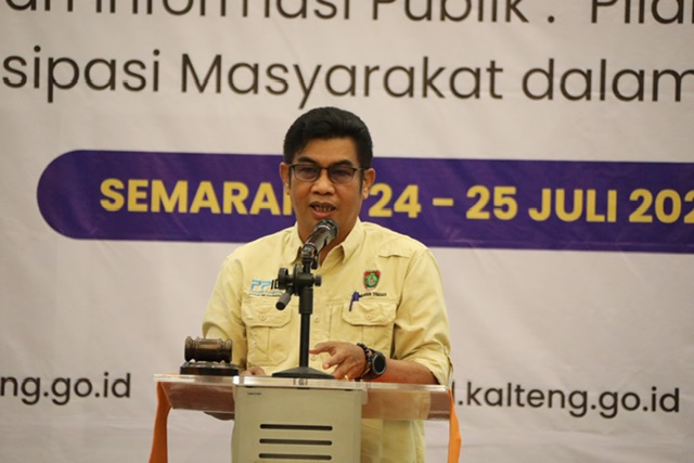 Sahli Gubernur Bidang KSDM Suhaemi Buka Rakor PPID Se-Kalteng