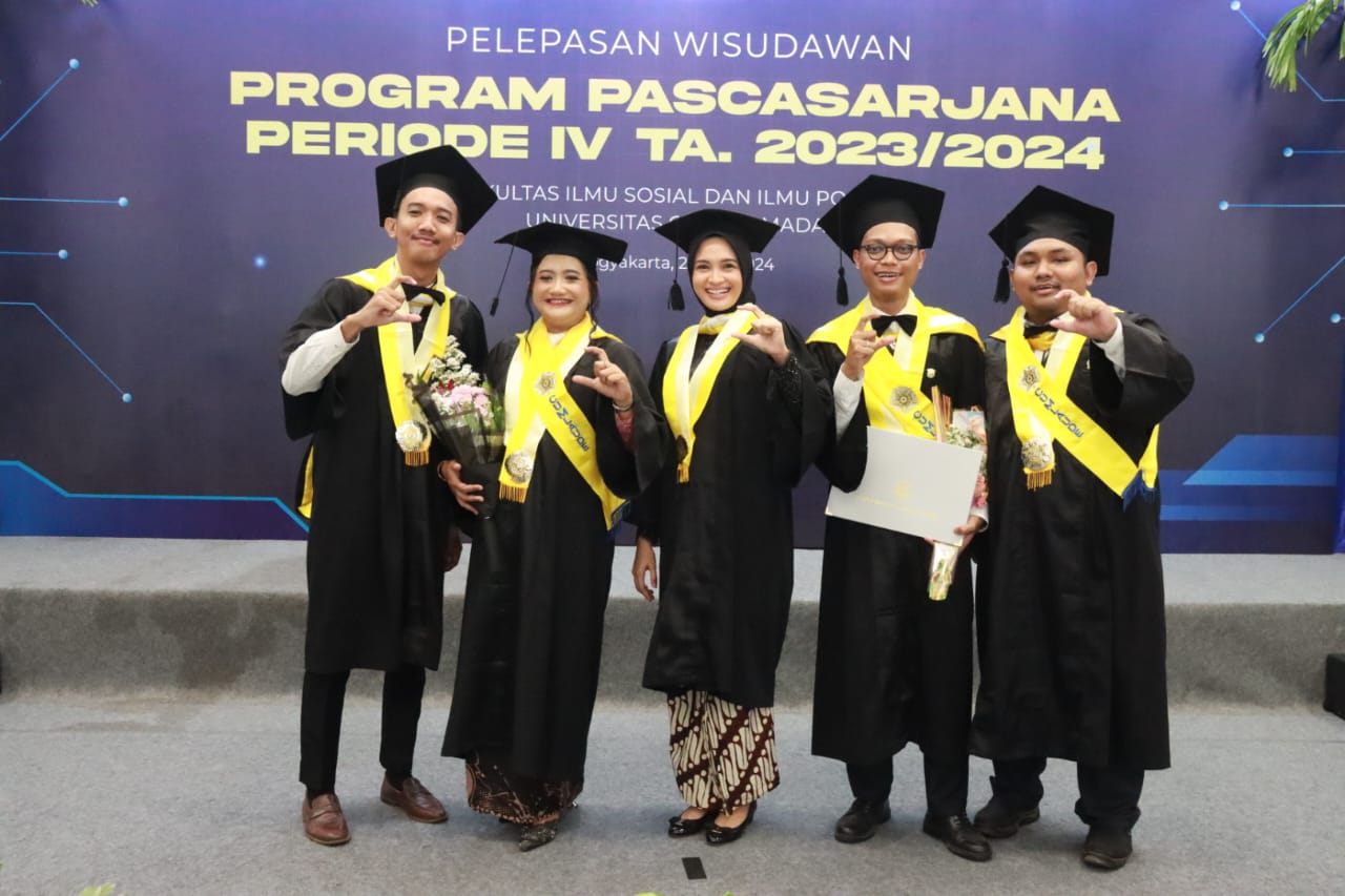 Ketua TP-PKK Prov. Kalteng Ivo Sugianto Sabran Sampaikan Sekapur Sirih Pada Acara Pelepasan Wisuda Program Pascasarjana FISIPOL UGM