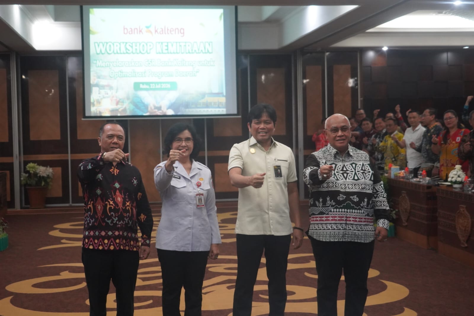 Sekda Kalteng Linae Victoria Aden Buka Workshop Kemitraan Optimalisasi CSR Bank Kalteng