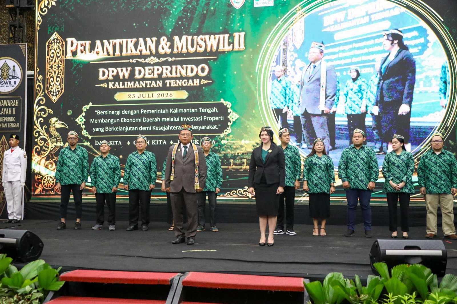 Wagub Kalteng Edy Pratowo Hadiri Pelantikan dan Workshop DEPRINDO Kalteng