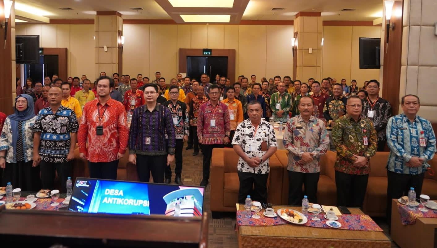 Inspektur Daerah Prov Kalteng Saring Buka Rakor Persiapan Perluasan Percontohan Desa Antikorupsi