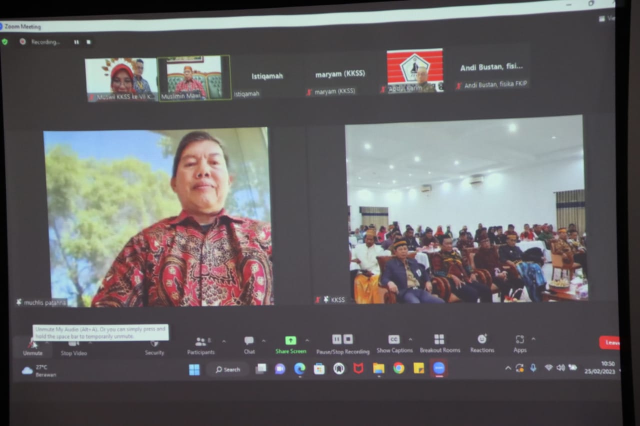 Wagub Kalteng Edy Pratowo Buka Acara Muswil KKSS ke - VII Prov. Kalteng