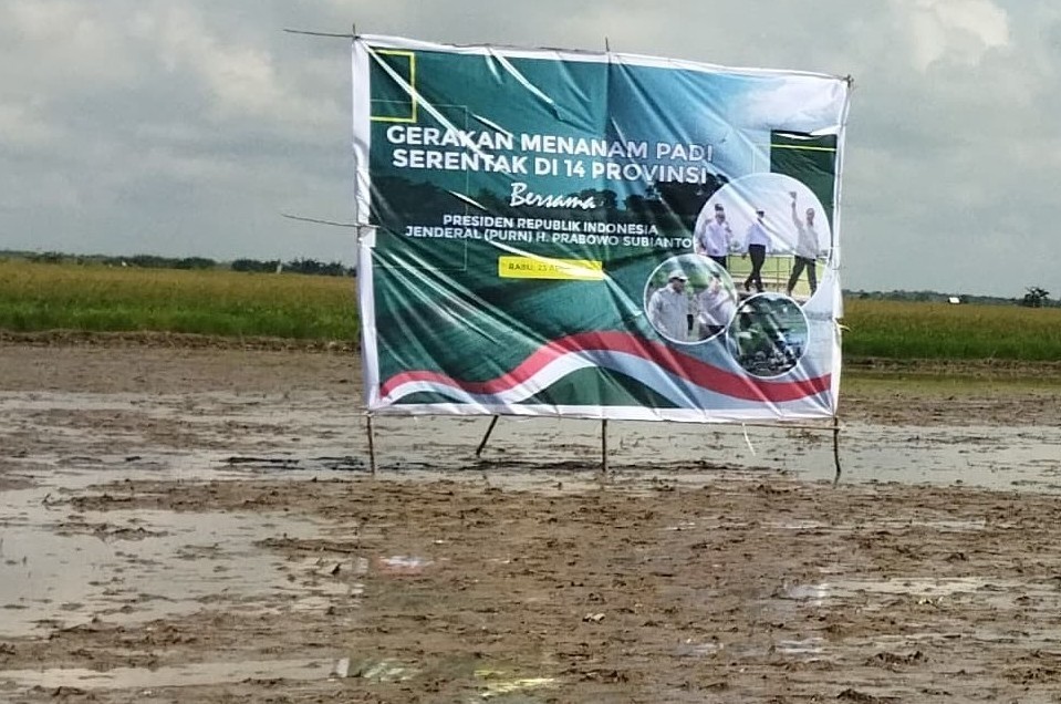 Plt. Kadis Ketahanan Pangan Agus Candra Ikuti Gerakan Tanam Padi Serentak