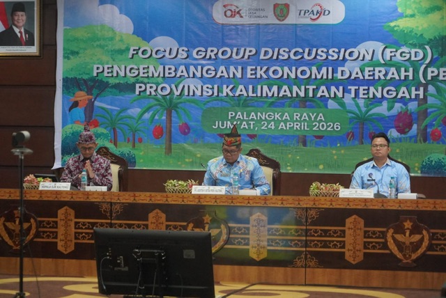 FGD PED Triwulan II 2026 Digelar, Pemprov Kalteng Dorong Transformasi Ekonomi Daerah