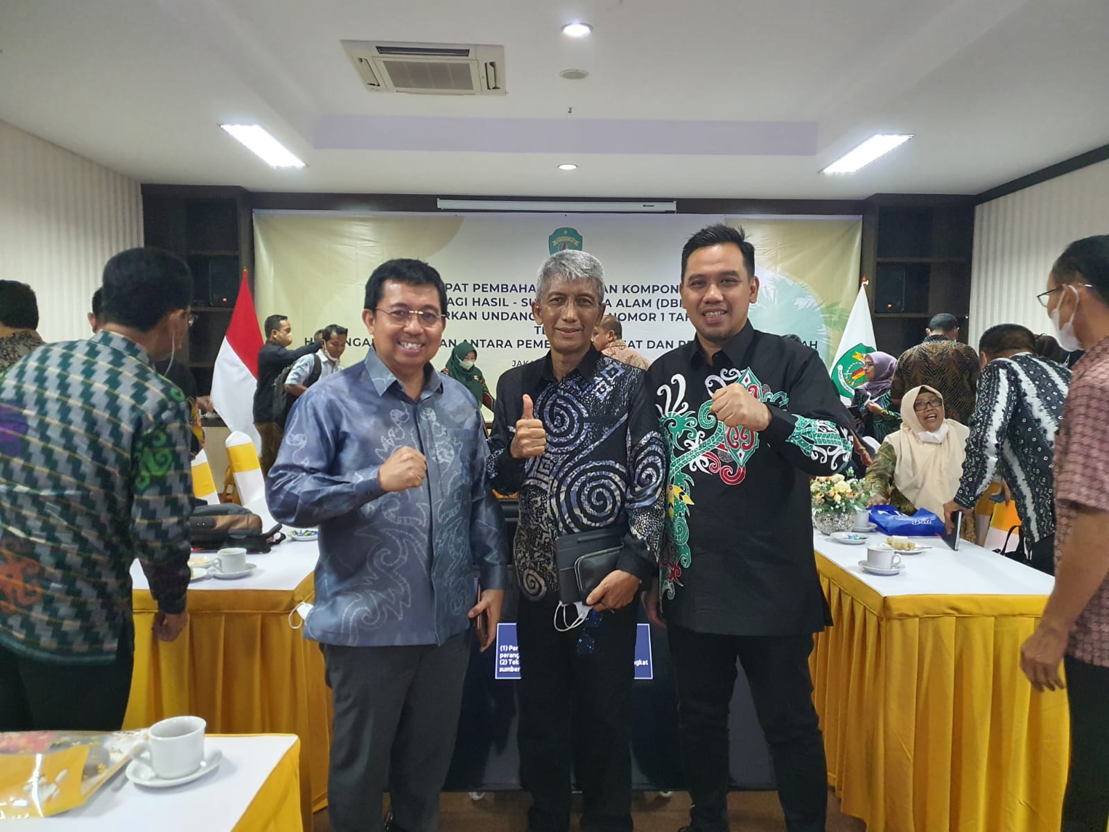 Plt. Kadisbun Prov. Kalteng Hadiri Rapat Tentang Usulan Komponen DBH-SDA