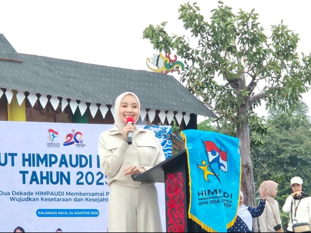 Ketua TP PKK Sekaligus Bunda PAUD Kalteng Aisyah Thisia Agustiar Sabran Turut Meriahkan HUT HIMPAUDI ke-20