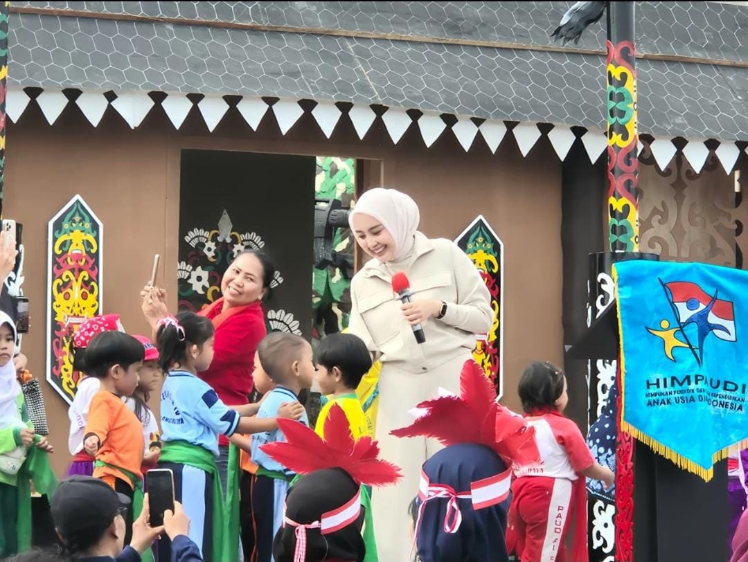 Ketua TP PKK Sekaligus Bunda PAUD Kalteng Aisyah Thisia Agustiar Sabran Turut Meriahkan HUT HIMPAUDI ke-20