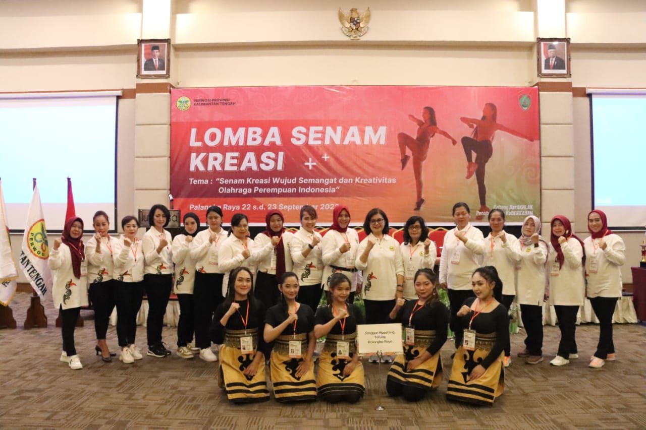 PERWOSI Prov. Kalteng Gelar Seleksi Lomba Senam Kreasi Piala Ibu Negara RI