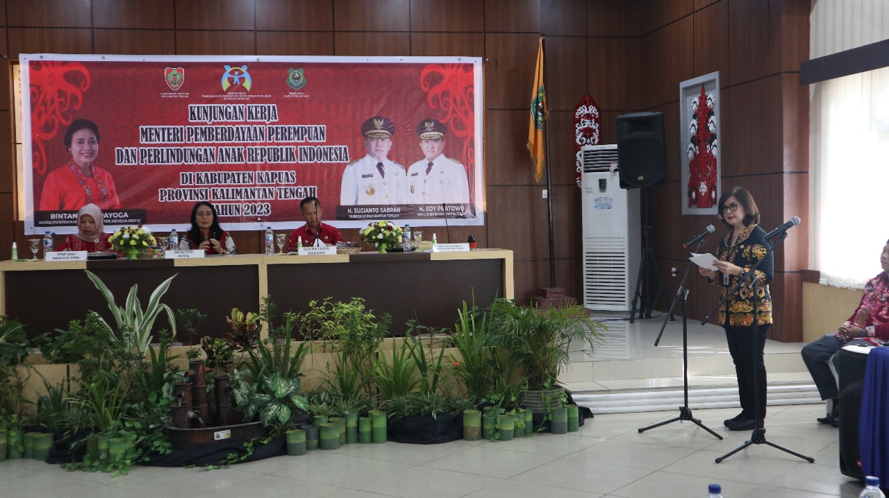 Menteri PPPA RI Kunjungan Kerja ke Kabupaten Kapuas