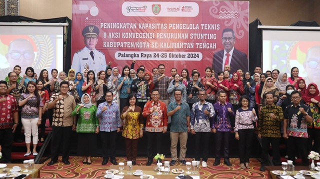 Bappedalitbang Prov. Kalteng Gelar Kegiatan Peningkatan Kapasitas Pengelola Teknis 8 Aksi Konvergensi Penurunan Stunting