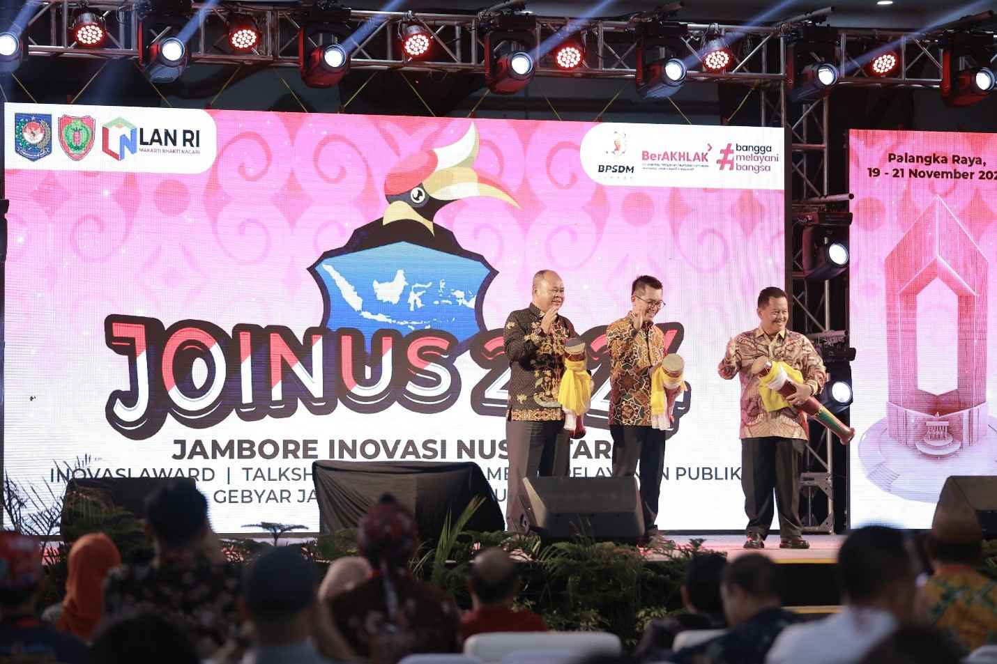 JOINUS 2024 Resmi Dibuka di Gedung Pertemuan Tambun Bungai