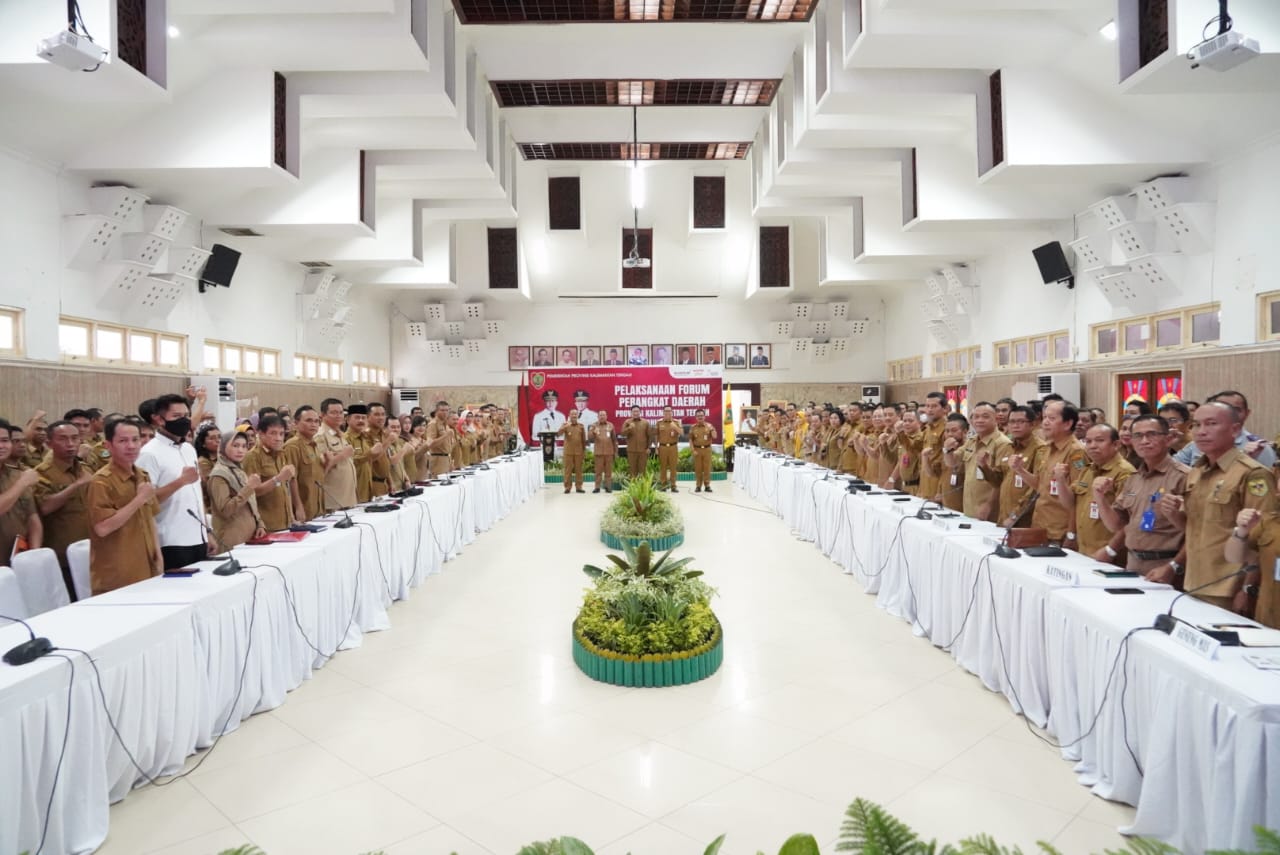 Wagub Edy Pratowo Buka Forum Perangkat Daerah Kalimantan Tengah