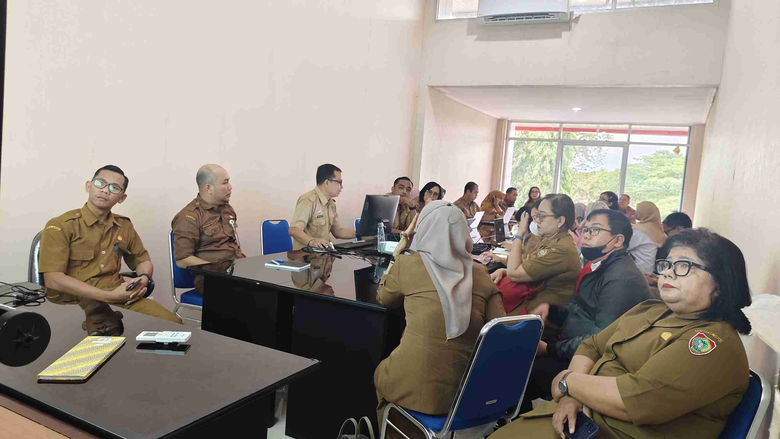 Biro Organisasi Laksanakan Rapat Bersama Beberapa OPD Terkait
